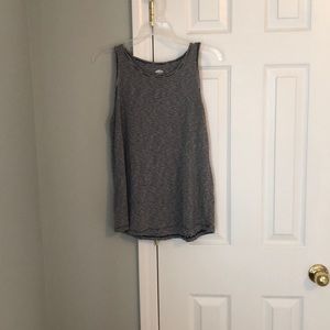 Black & white stripped tank top.